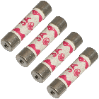 3A UK Mains Plug Fuse (4pk)