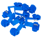 Tap-In Snap Connectors - Blue (10pk)