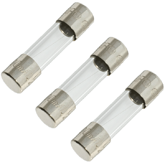 Tandy - 5A 250V 5x20mm Fast-Acting Glass Fuse (3pk)