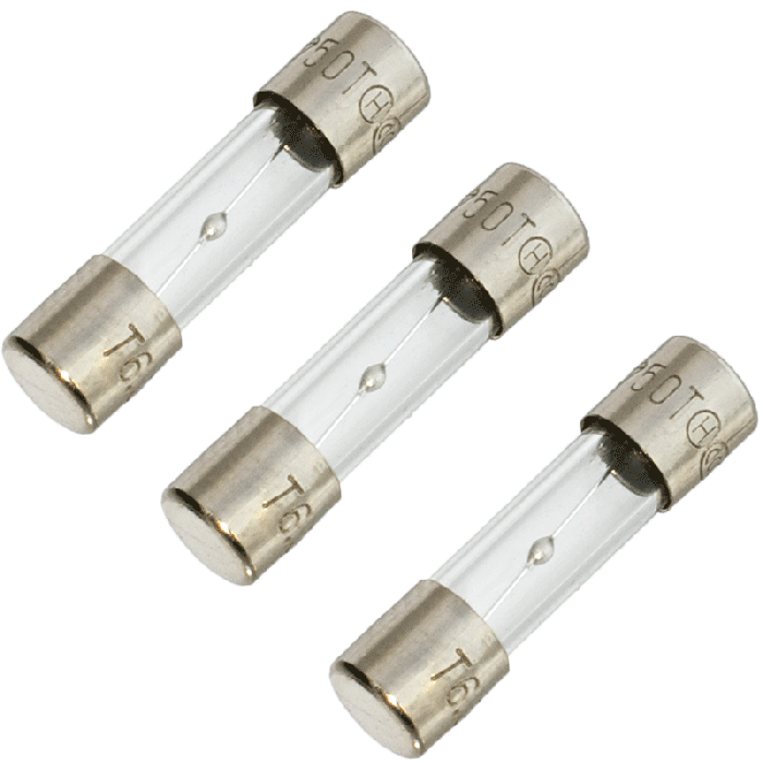 Uxcell Slow Blow Time Delay Axial Ceramic Tube Fuses 5 X 20mm 250V 3