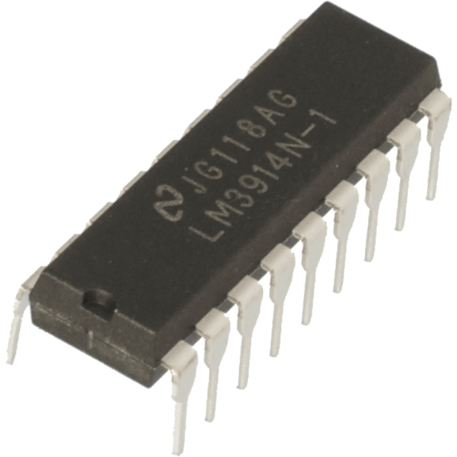 Tandy - LM3914 dot / bar display driver IC