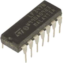 10 Piezas IC LF347N LF347 DIP-14 De Texas Instruments - Original, Nuevas En Paquete
