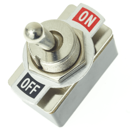 Tandy - SPST Toggle Switch with On/Off Label Plate