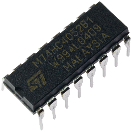 ON SEMICONDUCTOR 10x mc14052bcp Dual 4-Channel Analog Multiplexeurs