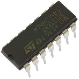 Pack of 5 Juried Engineering ON Semiconductor/Fairchild MC74HCT74ANG 74HCT74 High−Performance Silicon−Gate CMOS Dual D Flip-Flop w/Set Reset w/LSTTL Compatible Inputs DIP-14 Breadboard-Friendly 