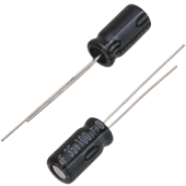 100µF 35V 20% Radial Electrolytic Capacitor (2pk)