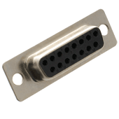 15-Position Female Solder D-Sub Connector