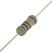 1MΩ Metal Film Resistor 1-Watt (2pk)