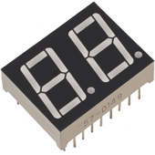 14.2mm Two Digit 7-Segment Display