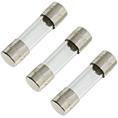 5A 250V 5x20mm Fast-Acting Glass Fuse (3pk)