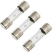 5A 250V 5x20mm Slow-Blow Glass Fuse (3pk)