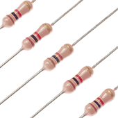 1k Ohm 1/2W 5% Carbon Film Resistor (5pk)