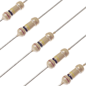 100k Ohm 1/2W 5% Carbon Film Resistor (5pk)