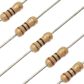 10 Ohm 1/4W 5% Carbon Film Resistor (5pk)