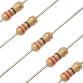 22 Ohm 1/4W 5% Carbon Film Resistor (5pk)