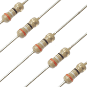 39 Ohm 1/4W 5% Carbon Film Resistor (5pk)