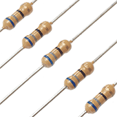 68 Ohm 1/4W 5% Carbon Film Resistor (5pk)