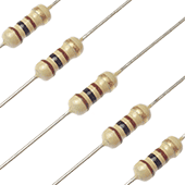 100 Ohm 1/4W 5% Carbon Film Resistor (5pk)