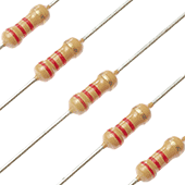 2.2k Ohm 1/4W 5% Carbon Film Resistor (5pk)