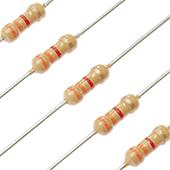 3.3k Ohm 1/4W 5% Carbon Film Resistor (5pk)