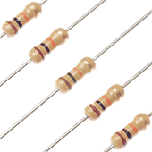 10k Ohm 1/4W 5% Carbon Film Resistor (5pk)