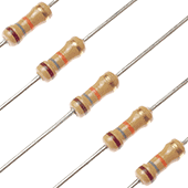 18k Ohm 1/4W 5% Carbon Film Resistor (5pk)