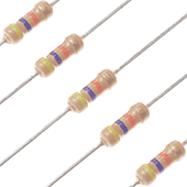 47k Ohm 1/4W 5% Carbon Film Resistor (5pk)