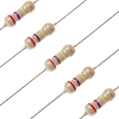 270k Ohm 1/4W 5% Carbon Film Resistor (5pk)