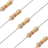 820k Ohm 1/4W 5% Carbon Film Resistor (5pk)