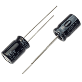 220µF 35V 20% Radial Electrolytic Capacitor (2pk)