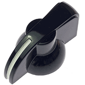 Black Pointer Control Knob