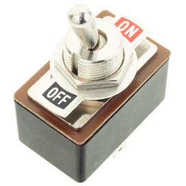 DPDT Toggle Switch with On/Off Label Plate