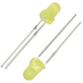 3mm Yellow LED (2pk)