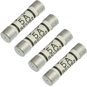 5A UK Mains Plug Fuse (4pk)