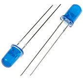 5mm Blue LED (2pk)