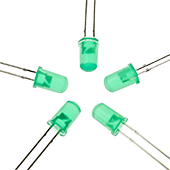 5mm Green LED (5pk)