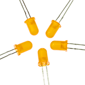 5mm Orange LED (5pk)