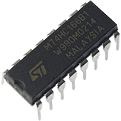 74HC166 Parallel-In Serial-Out Shift Register