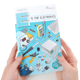 Colouring book - E is for electronics