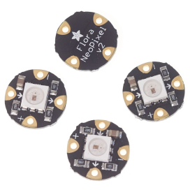 Adafruit Flora RGB Smart NeoPixel V2 (4pk)