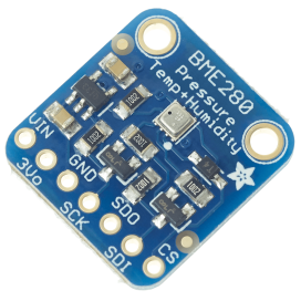 Adafruit BME280 I2C or SPI Temperature Humidity Pressure Sensor