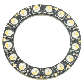 Adafruit NeoPixel Ring - 16 x 5050 RGBW LEDs w/ Integrated Drivers - Natural White - ~4500K