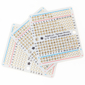 Adafruit Perma-Proto Quarter-sized Breadboard PCB (3pk)