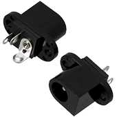 Chassis mounting DC power socket (2pk)