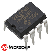 Microchip 24LC04-B/P 4K I2C Serial EEPROM