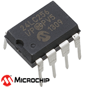 256K I2C Serial EEPROM 24LC256-I/P