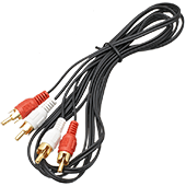 1.8m Twin Phono to Phono Cable