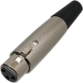 XLR In-Line Socket